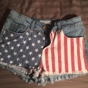 American flag Bullhead shorts